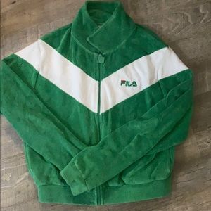 Fila Green track jacket